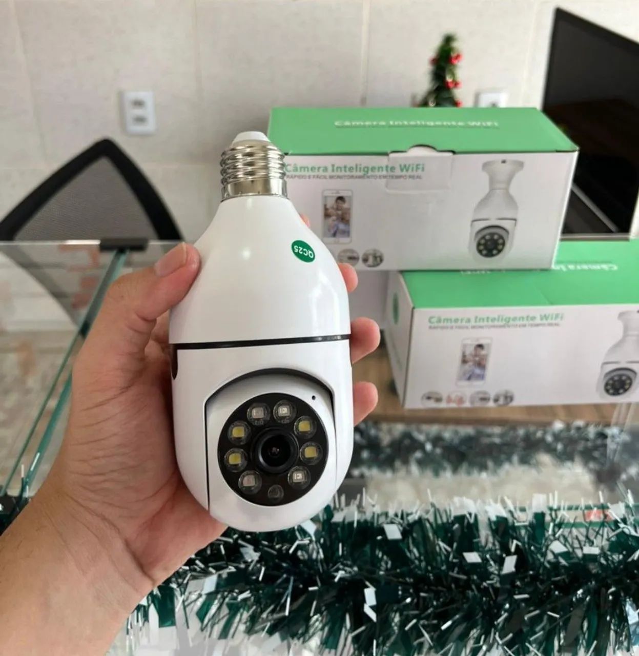 Câmera lâmpada de segurança - NOVA