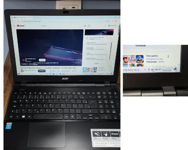 Notebook Acer Aspire E5-571 (Core i5, SSD 240GB, 6Gb Ram) - Foto 2