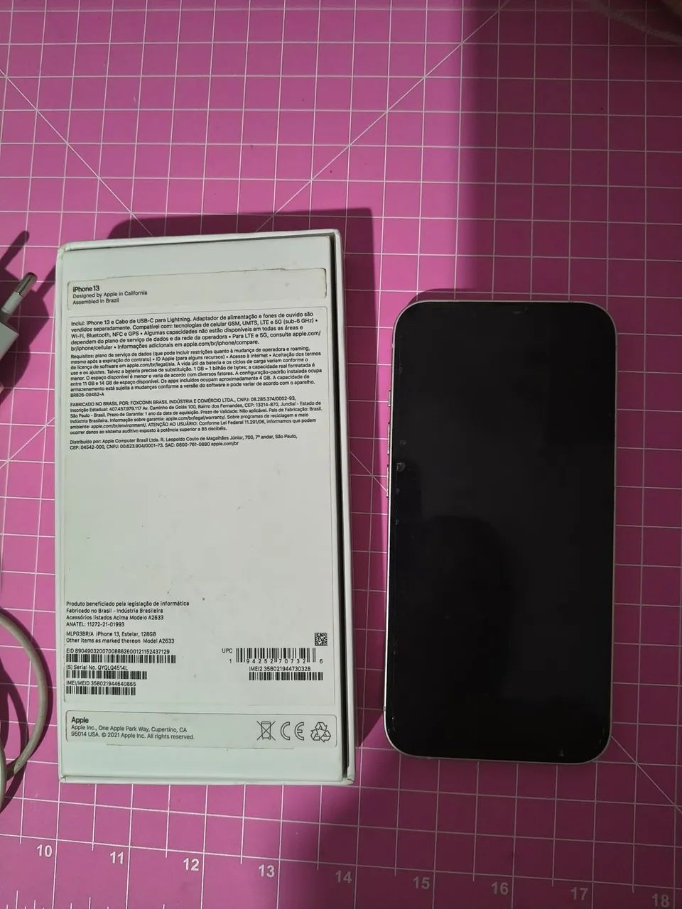 iPhone 13 branco estelar  128g somente a vista retirada  - Foto 2