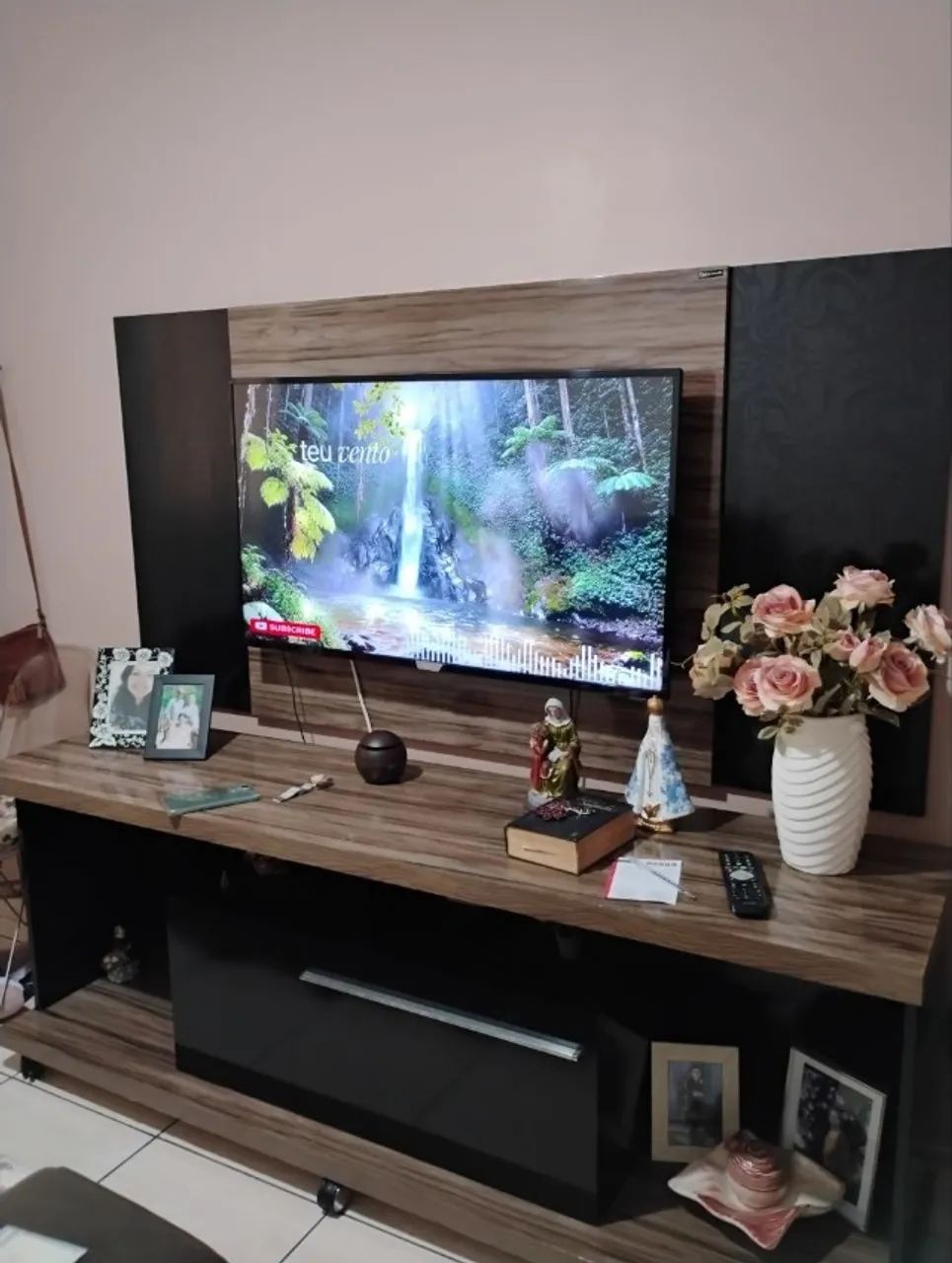 Rack, mesa de centro e painel para TV - Foto 3