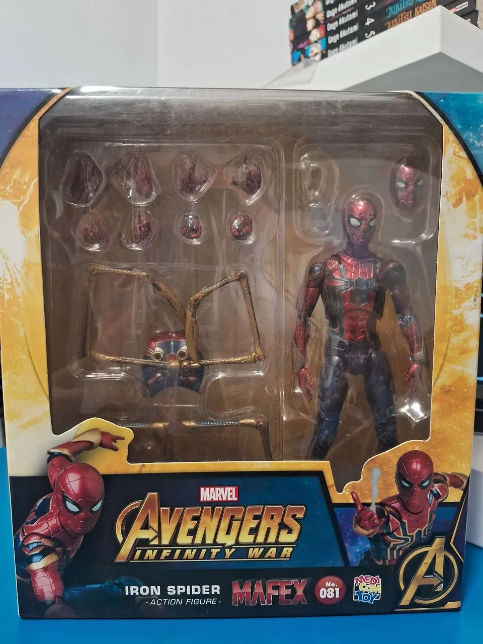 Boneco Mafex No.081 Aranha de Ferro