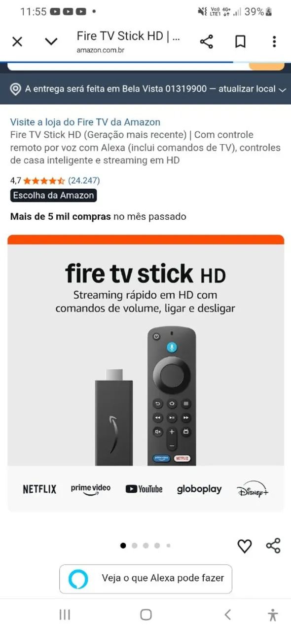 Fire stick Amazon 4K