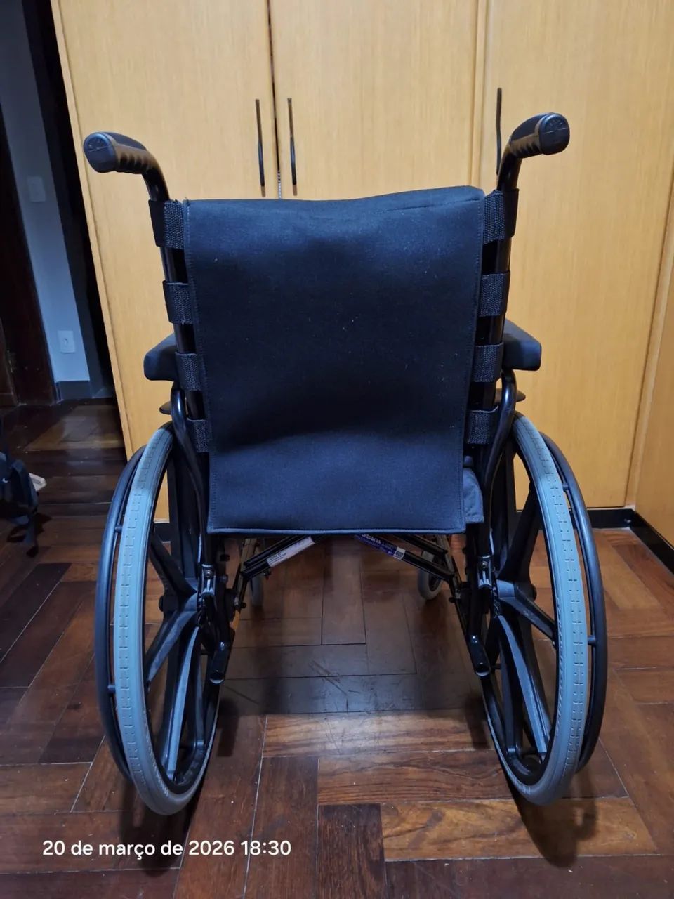 cadeira de rodas ortobras 45   - Foto 2
