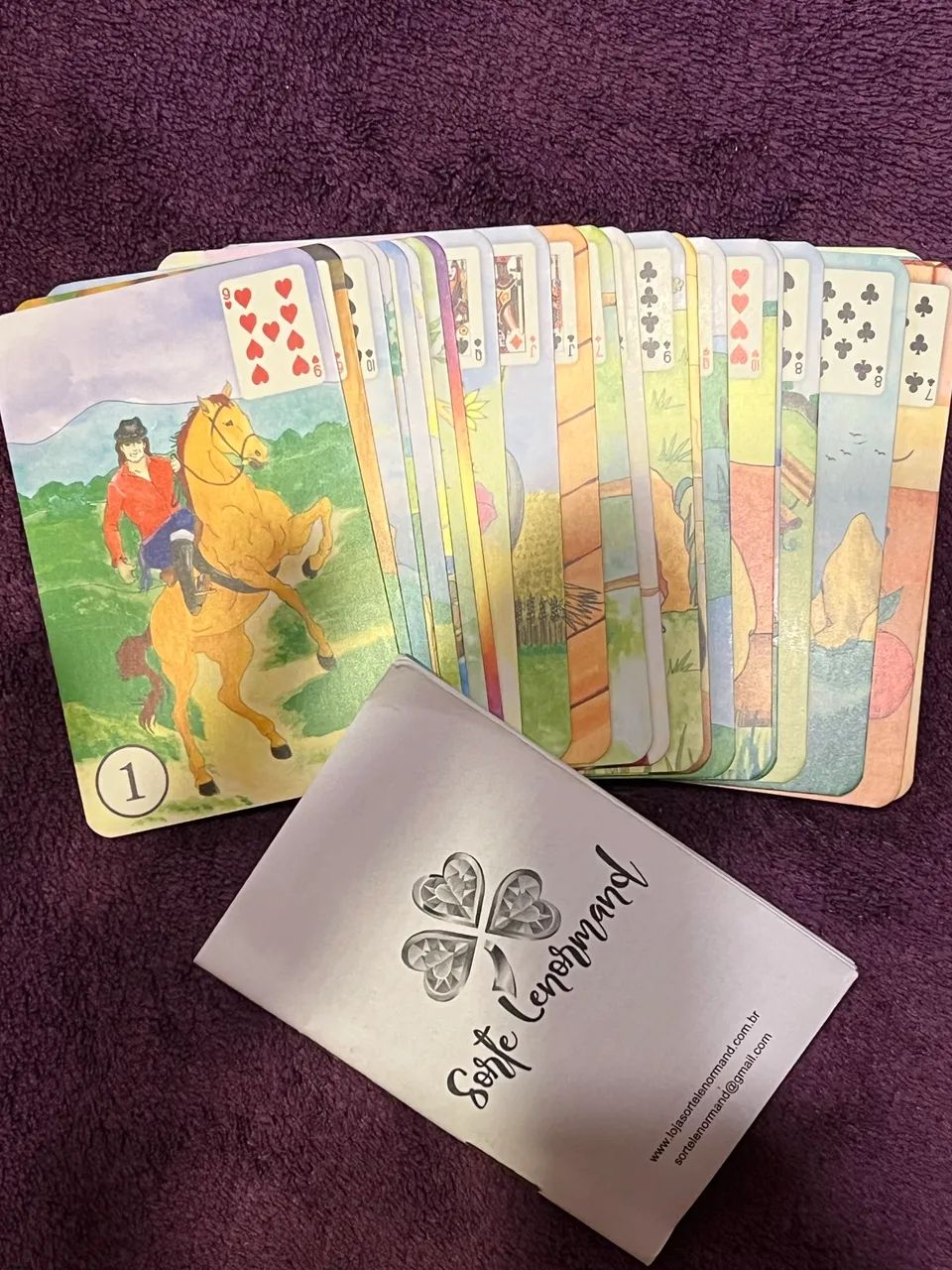 Kit 4 baralhos ciganos Sorte Lenormand - Foto 5