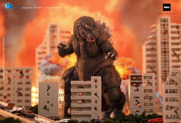 Hiya Toys Godzilla GMK (2001): Godzilla Exquisite Basic Series Previews Boneco de ação - Foto 4
