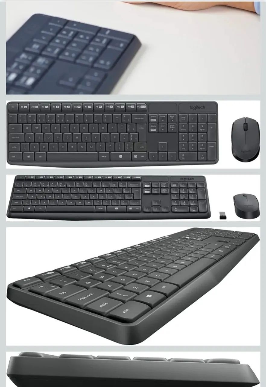 Teclado e Mouse sem fio Logitech MK235