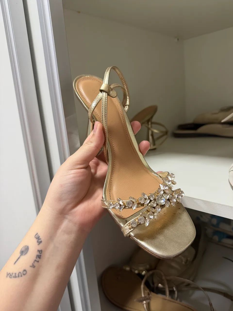 Sandália salto Arezzo  - Foto 2