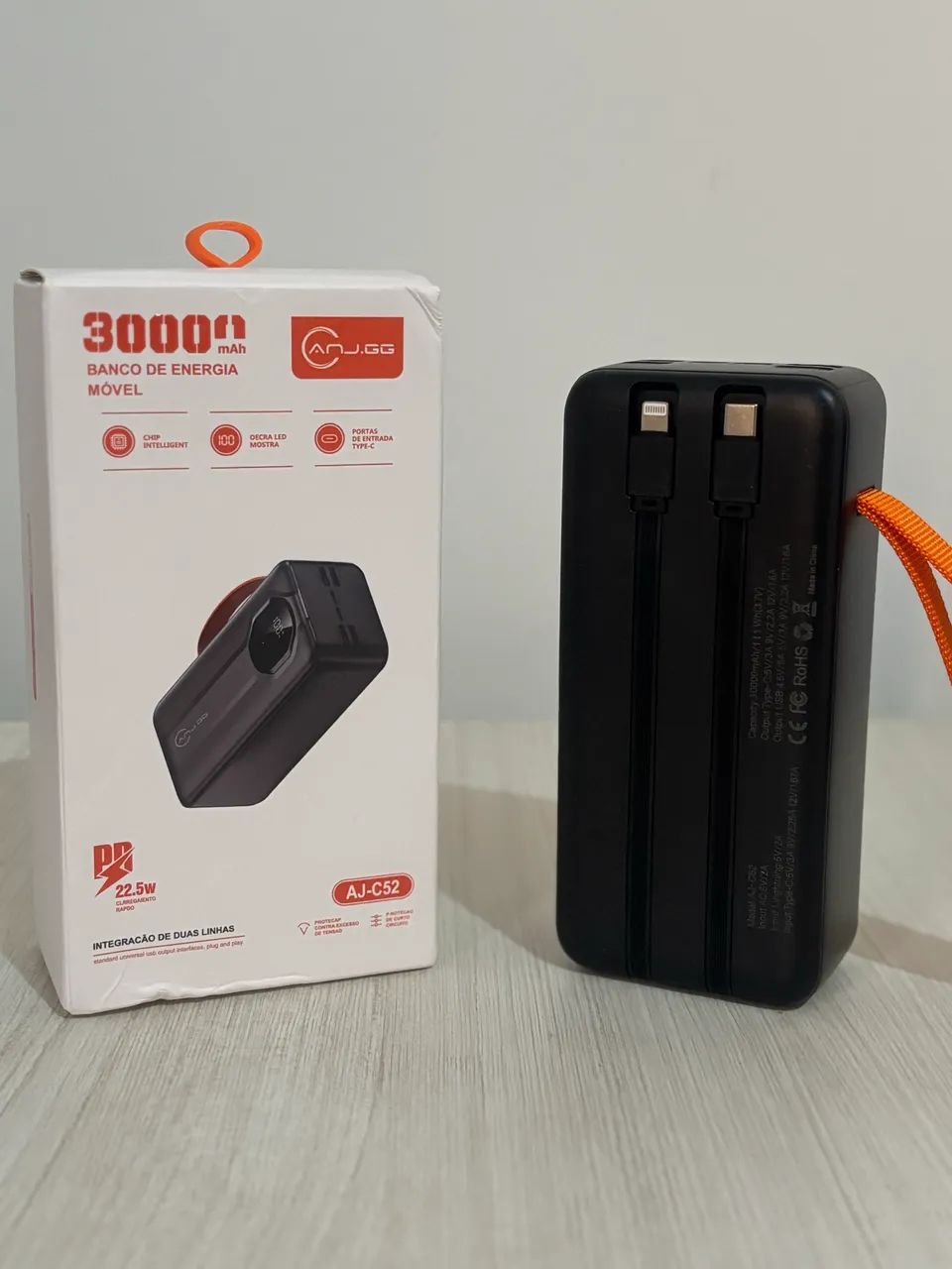 POWERBANK - NOVO - 30.000mah - Foto 3