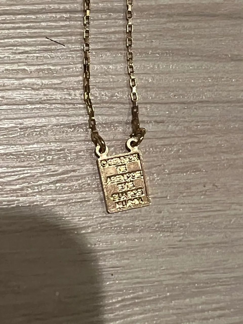 Escapulário vivara banhado ouro 18k - Foto 2