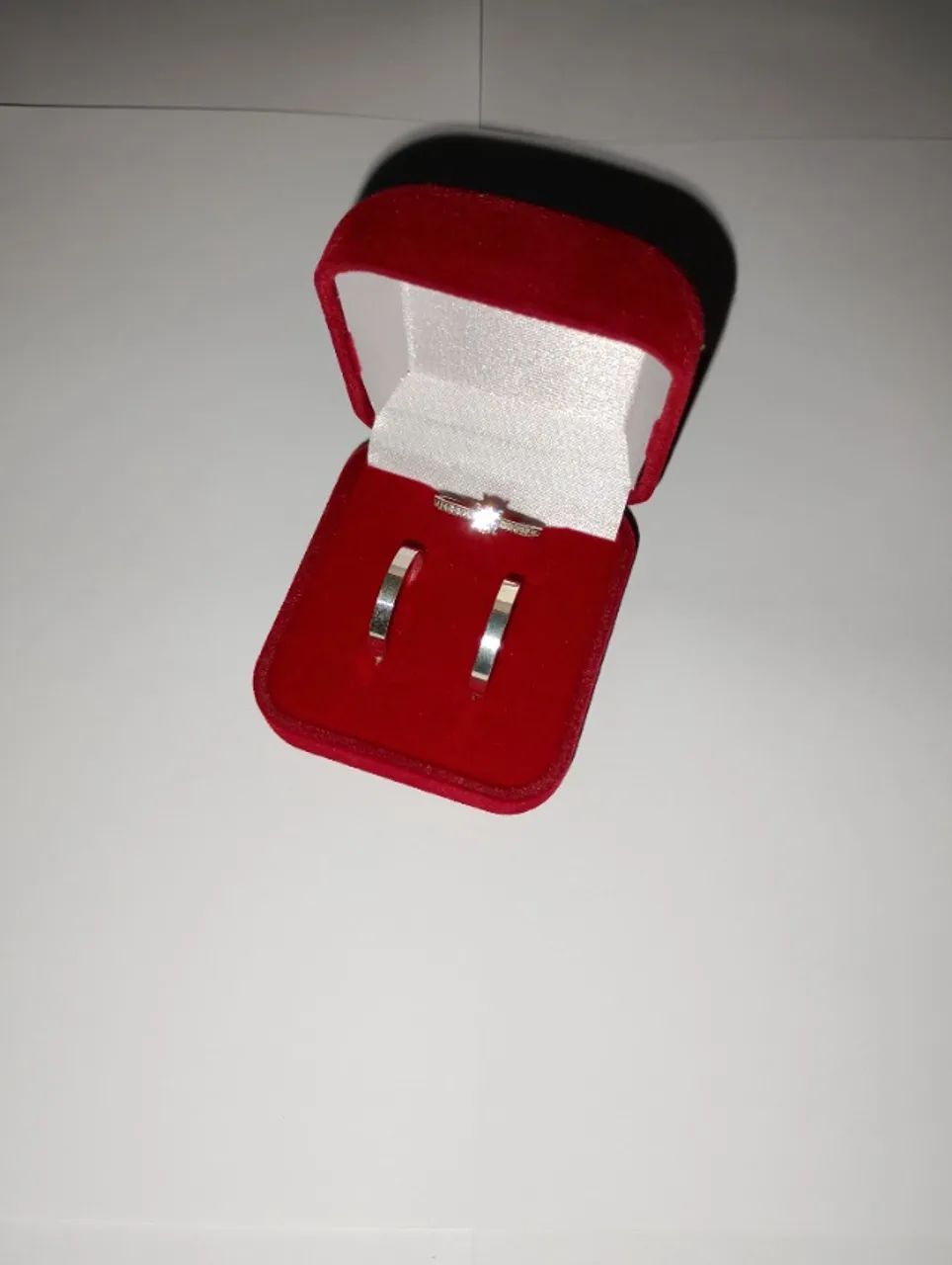 Kit Alianças + Solitário - Foto 3