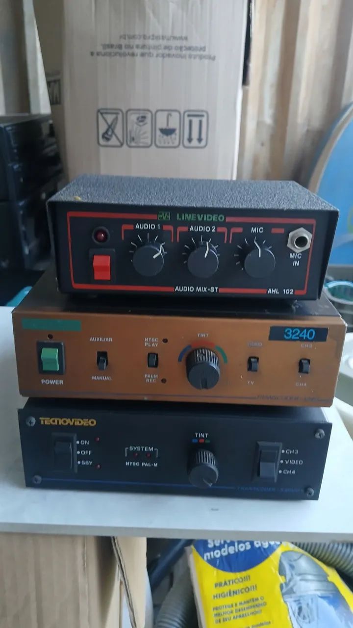 Transcoder Tecnovideo 3240 (desapego as 3 pecas) 