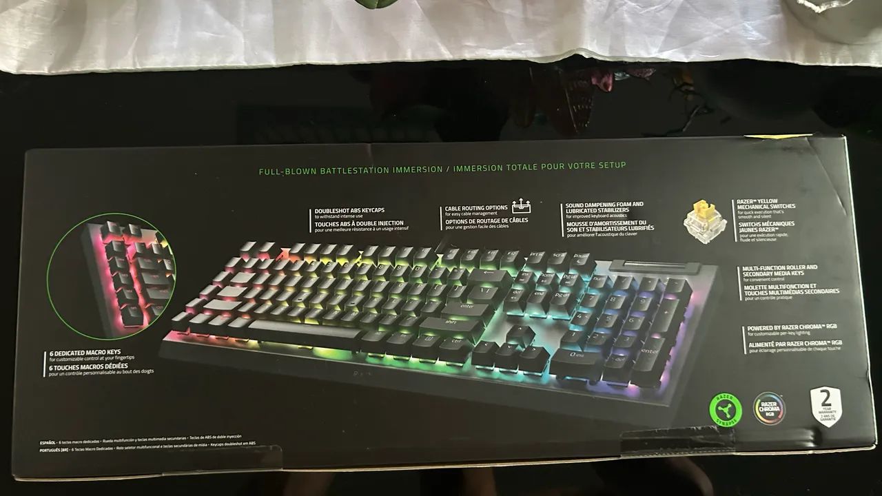 Teclado Razer Blackwindow v4 x - Lacrado - Foto 3