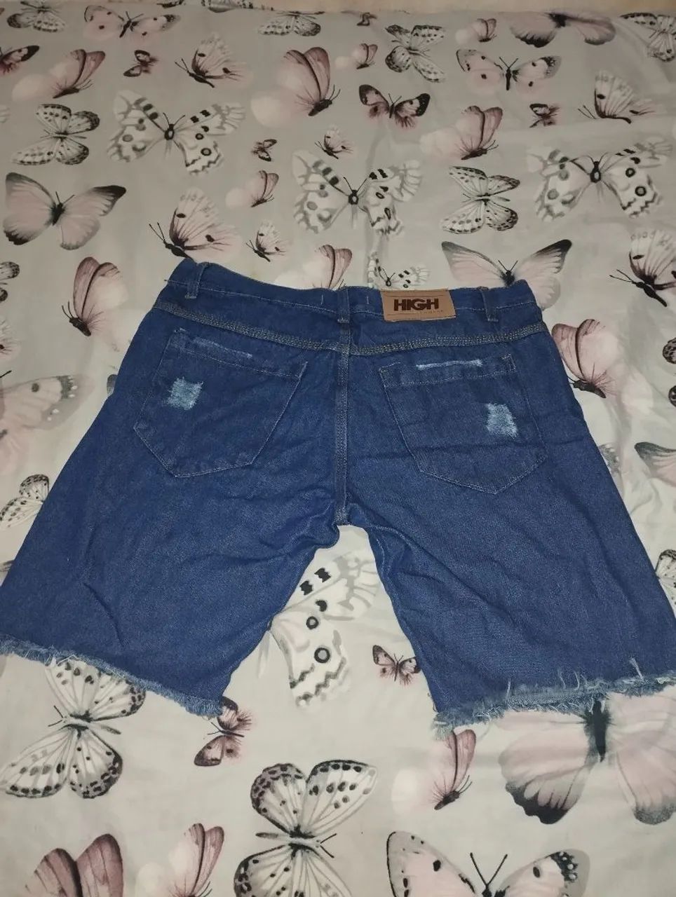 Bermuda jeans masculina 
