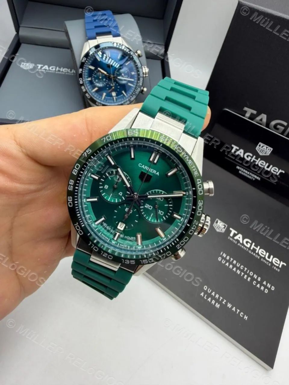 Relógio Tag Heuer Verde 43mm