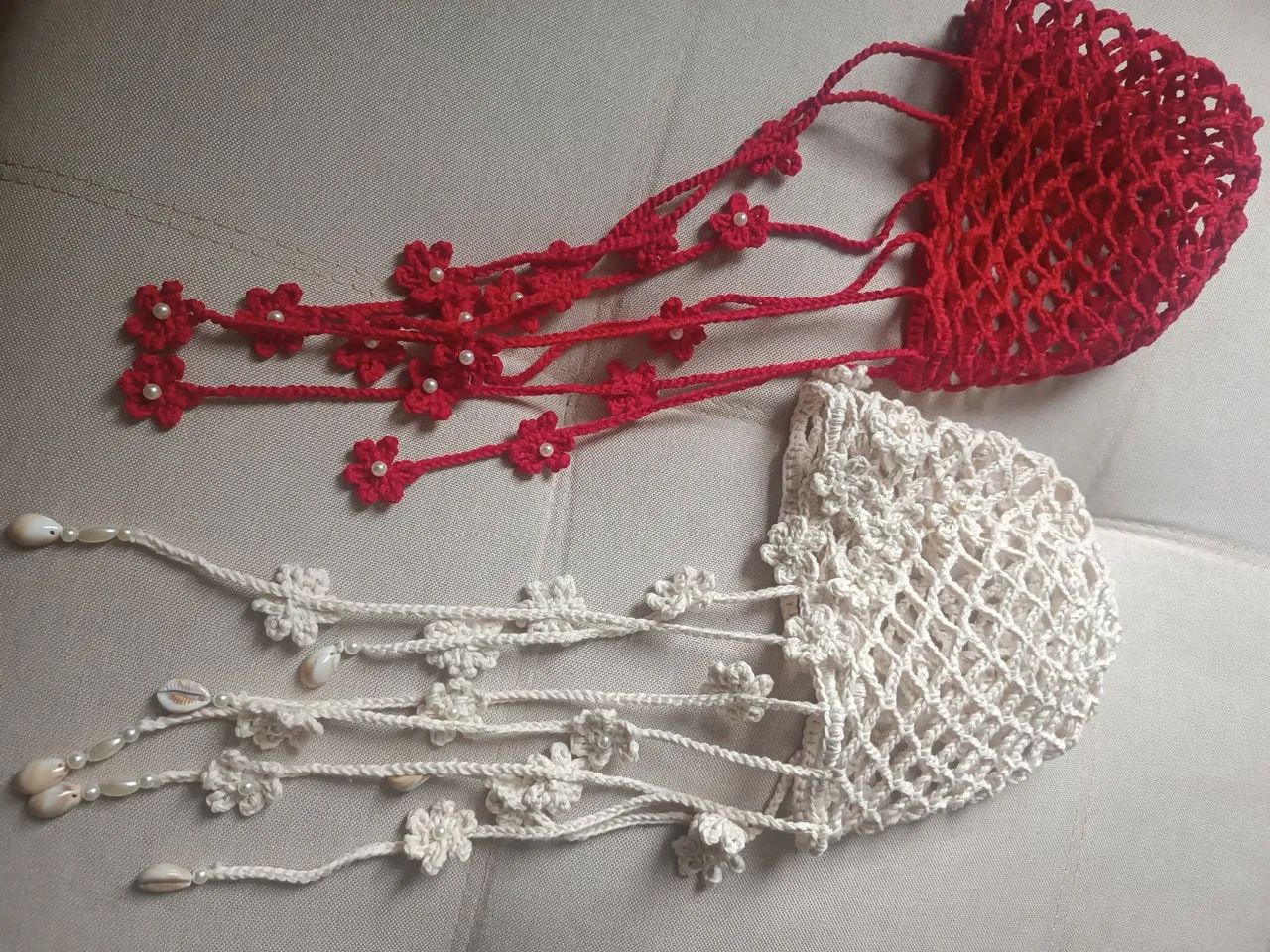 Headpiece de crochê 