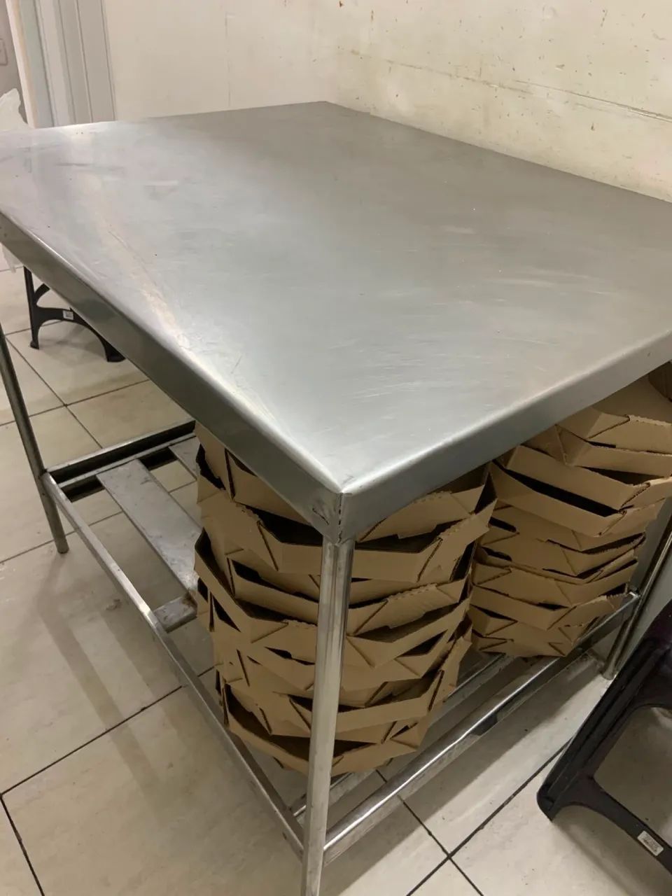 Mesa Inox 1,02 x 80