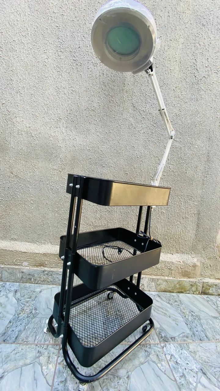 Carrinho auxiliar last design com Ring light  - Foto 5
