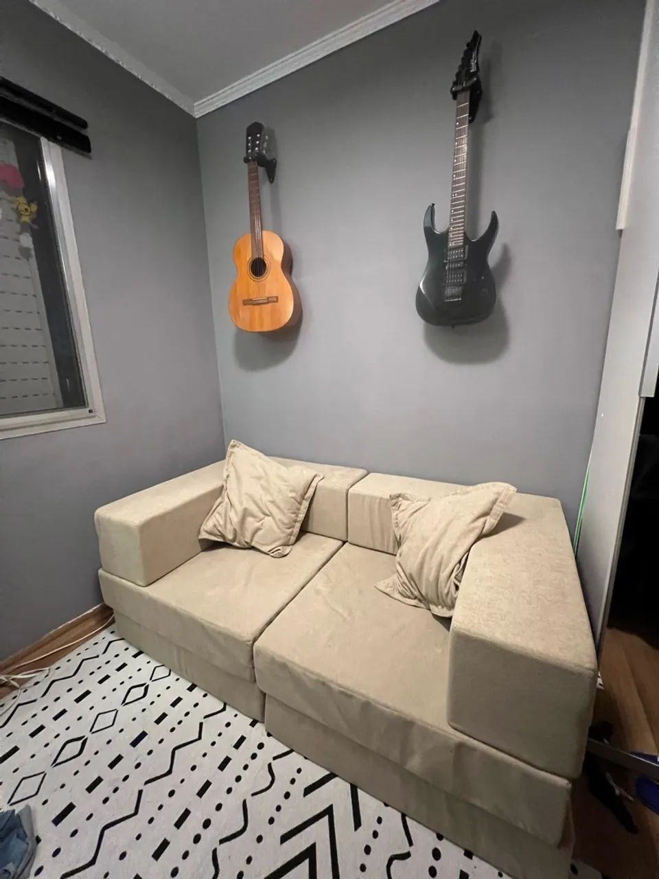 Sofá Cama Modular 2 lugares - Espuma D-28 - Foto 2