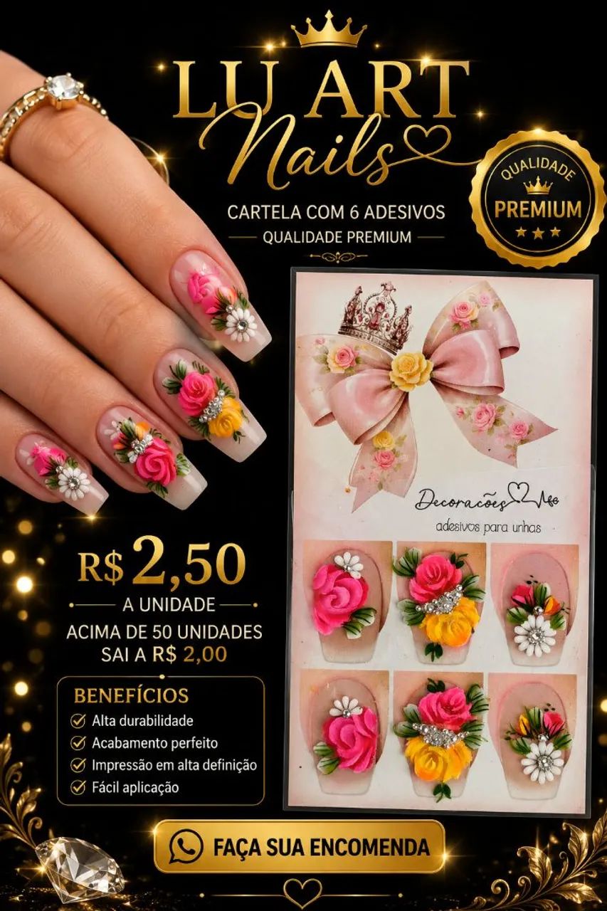 Adesivo de unhas  - Foto 2