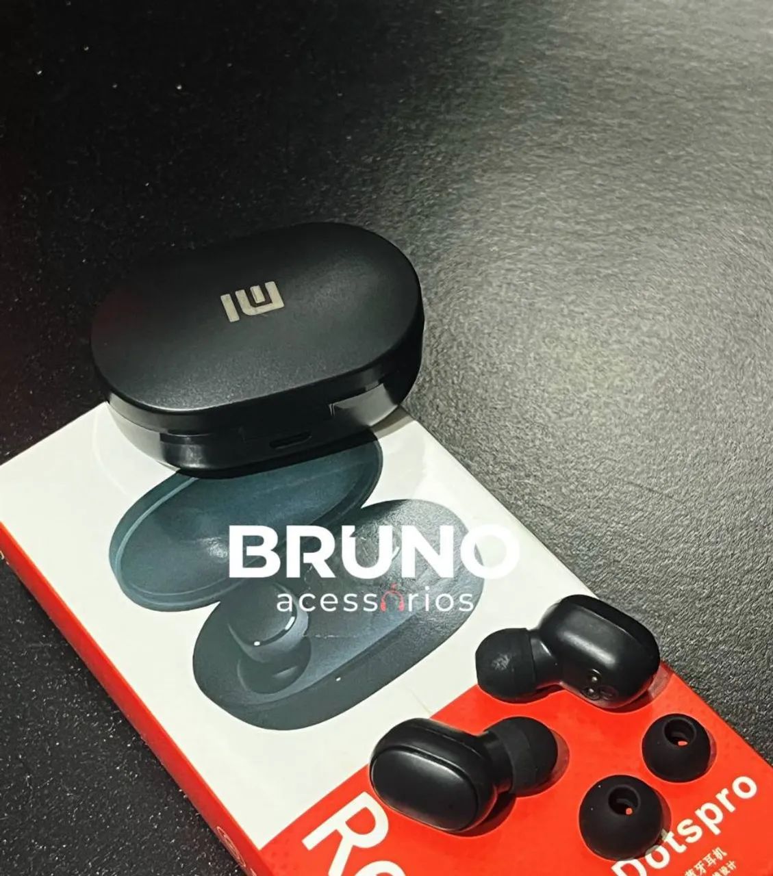 Fone Bluetooth sem fio recarregável  - Foto 2