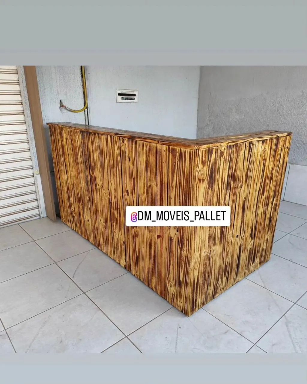 Balcão caixa 2 metros pallet 