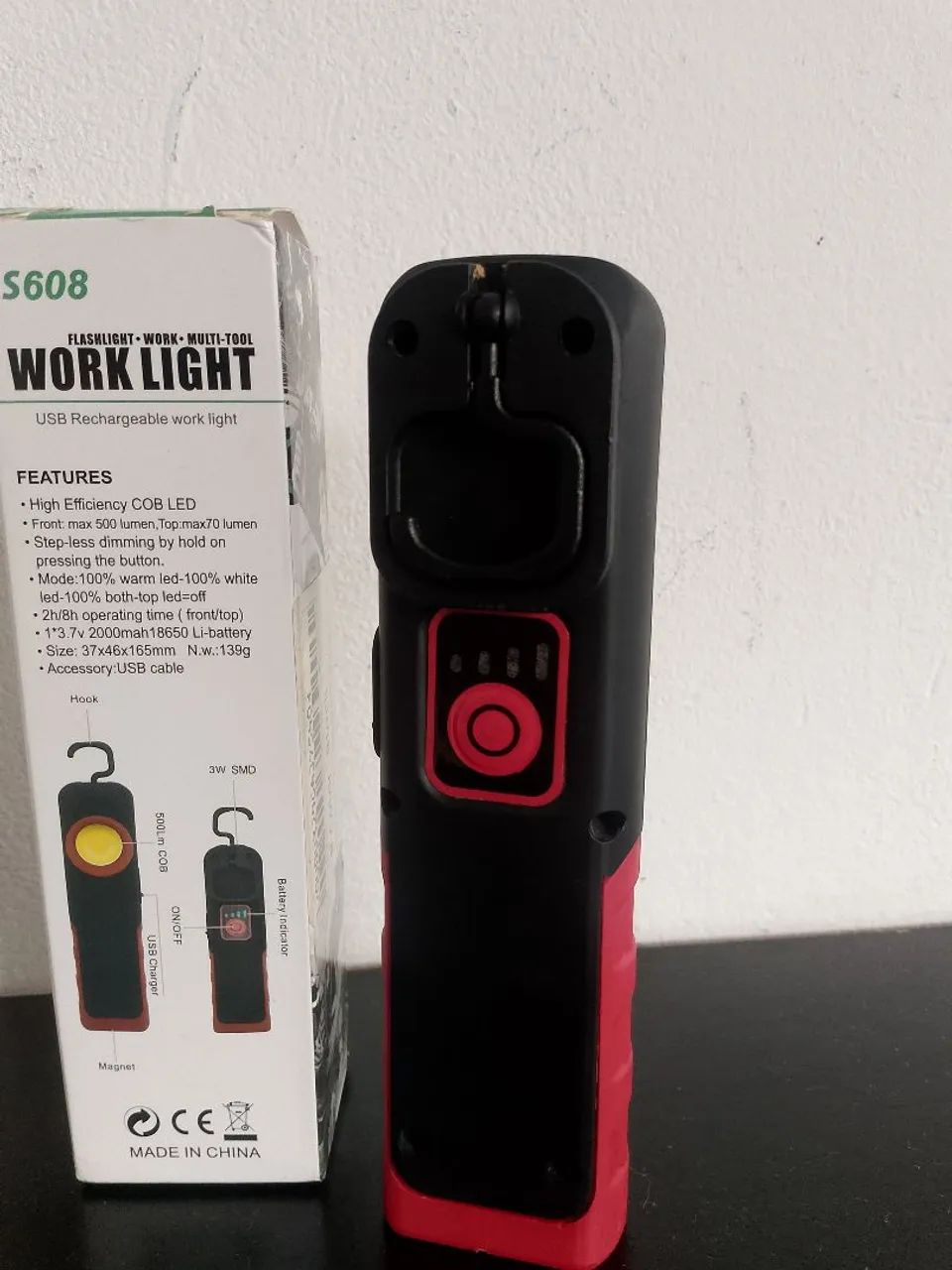Lanterna S608 LED Potente com Caixa - Foto 2