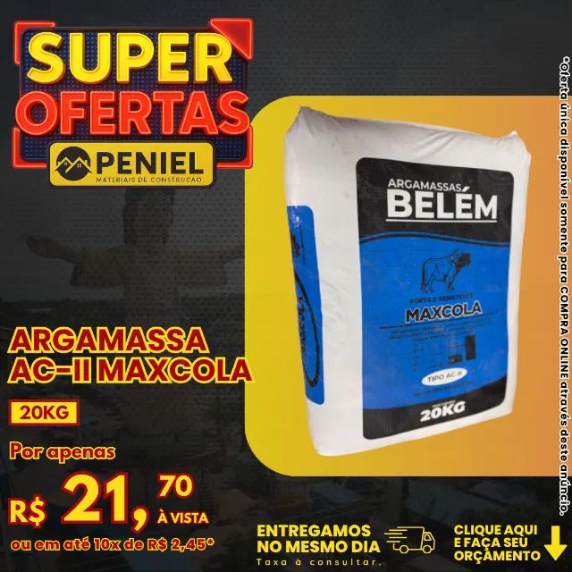 Argamassa AC-II Maxcola