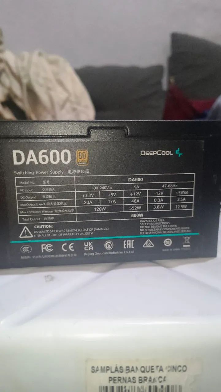 Fonte 600W DeepColl