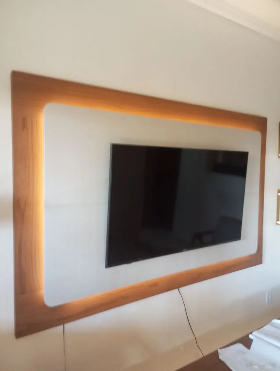 Lindo e exatamente painel  100% MDF com madeira "   novo "  - Foto 2
