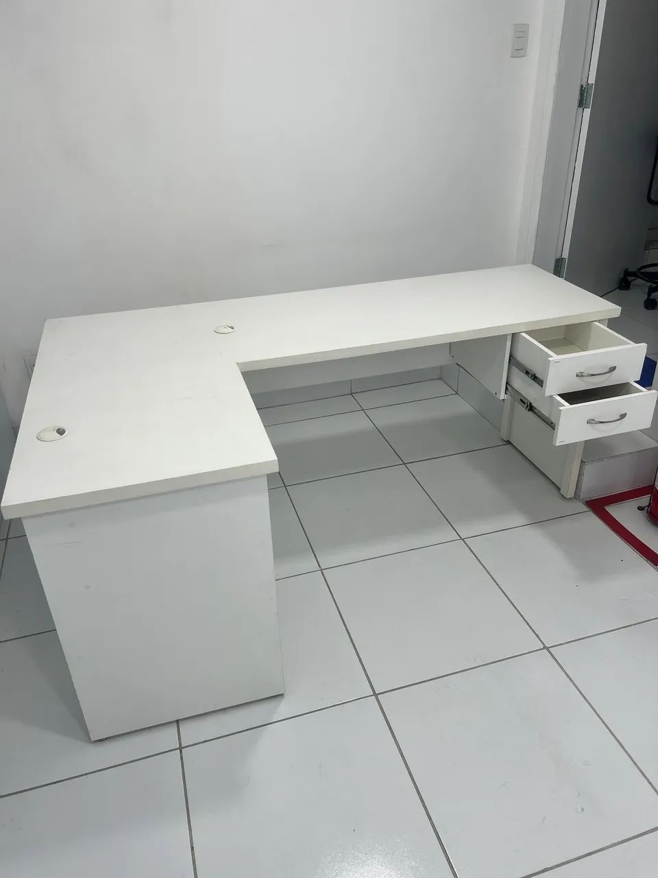 Estação de trabalho, mesa em L - Foto 2