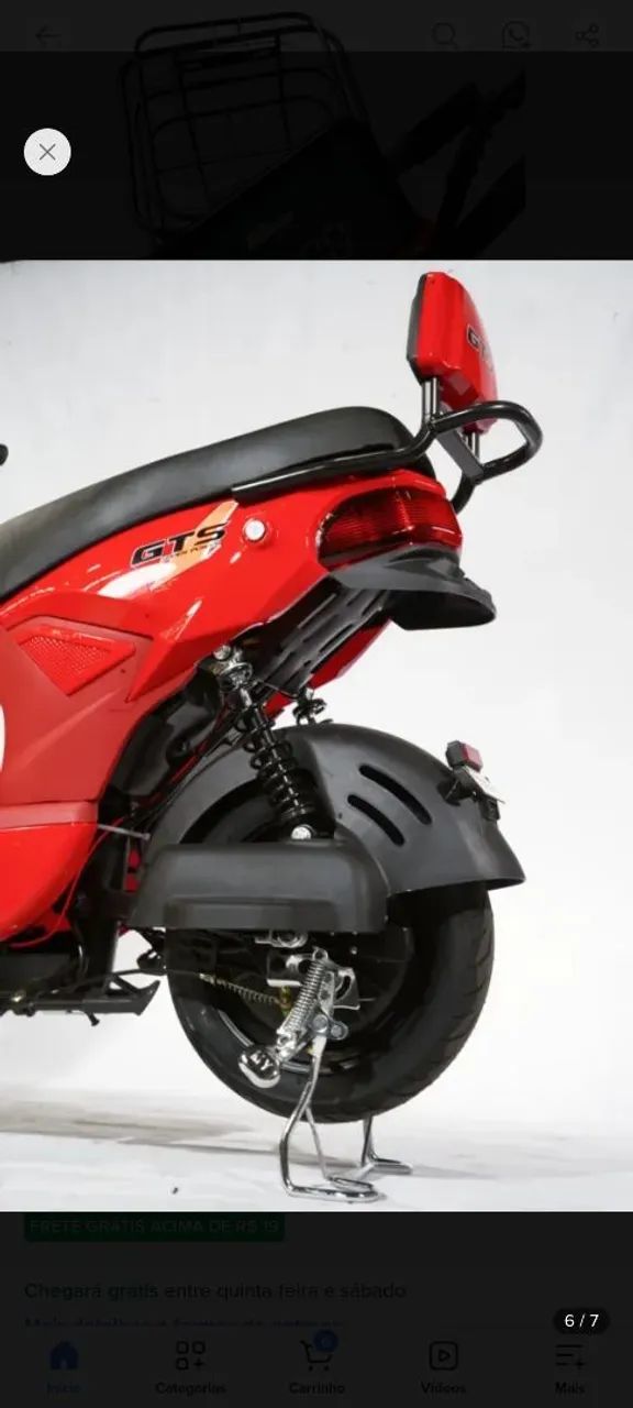 Scooter elétrica, na caixa nunca usada  - Foto 5