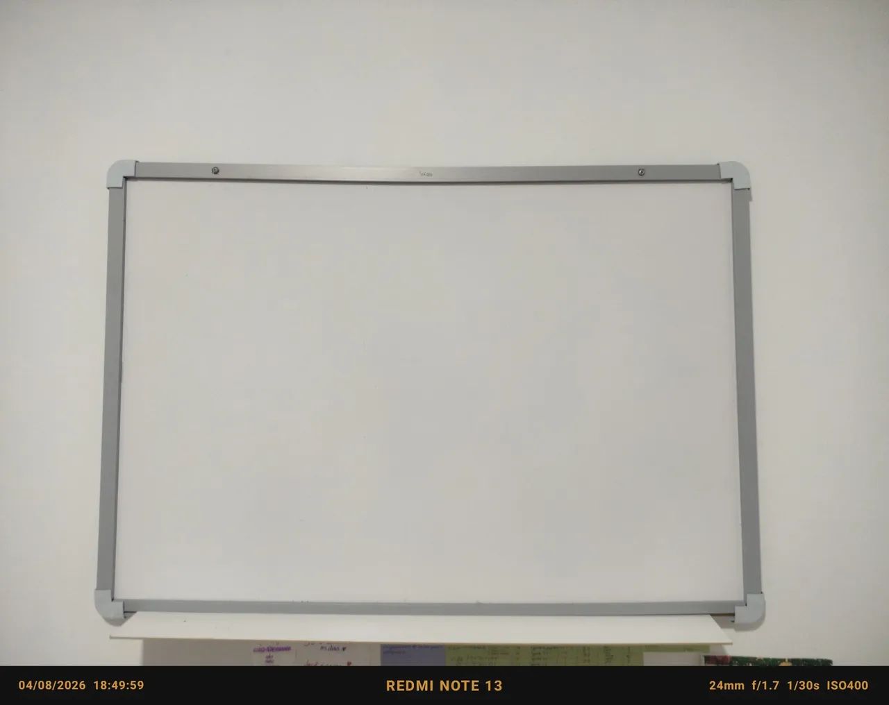 Quadro branco 100x70 cm 