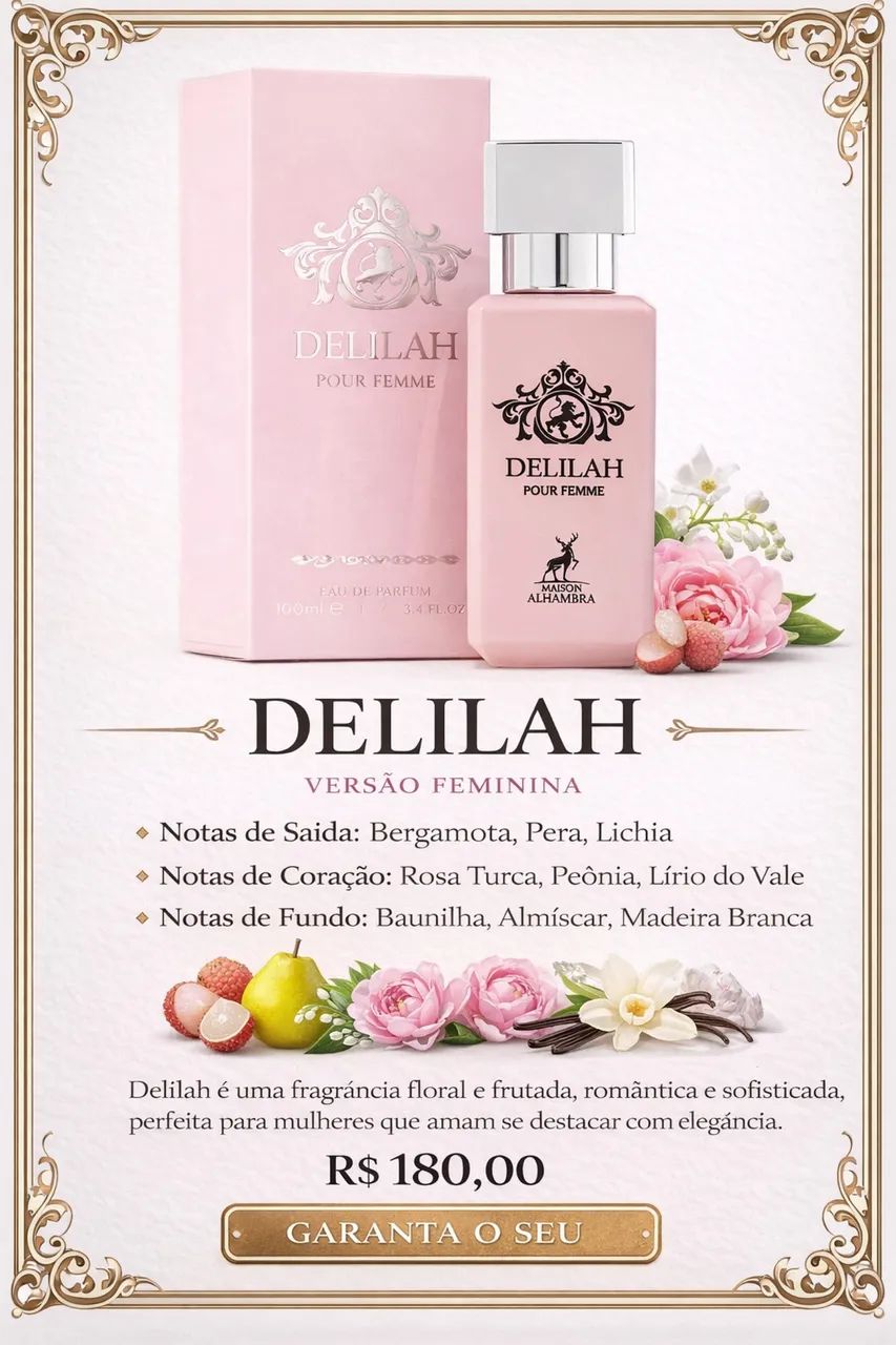 Perfume árabe Delilah