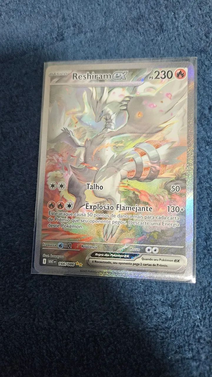Carta pokemon Reshiram EX - Foto 4