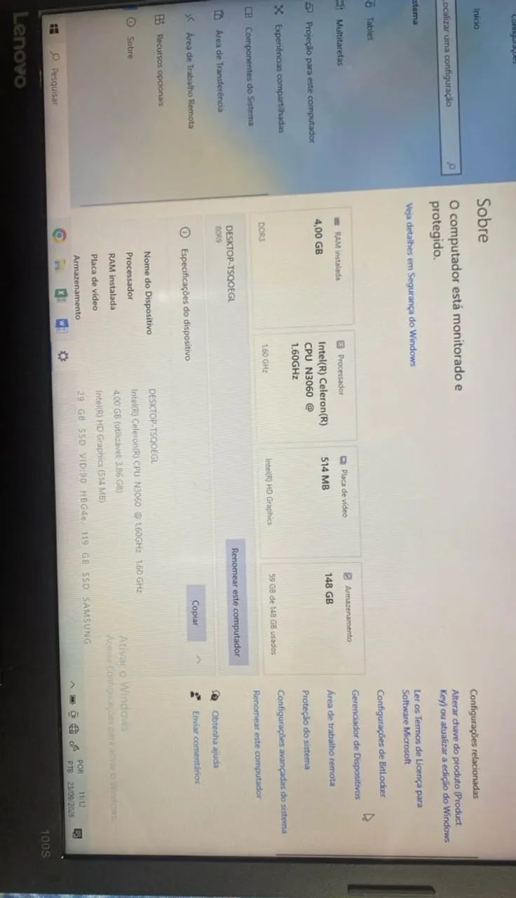 Notebook Lenovo 100s - Foto 2
