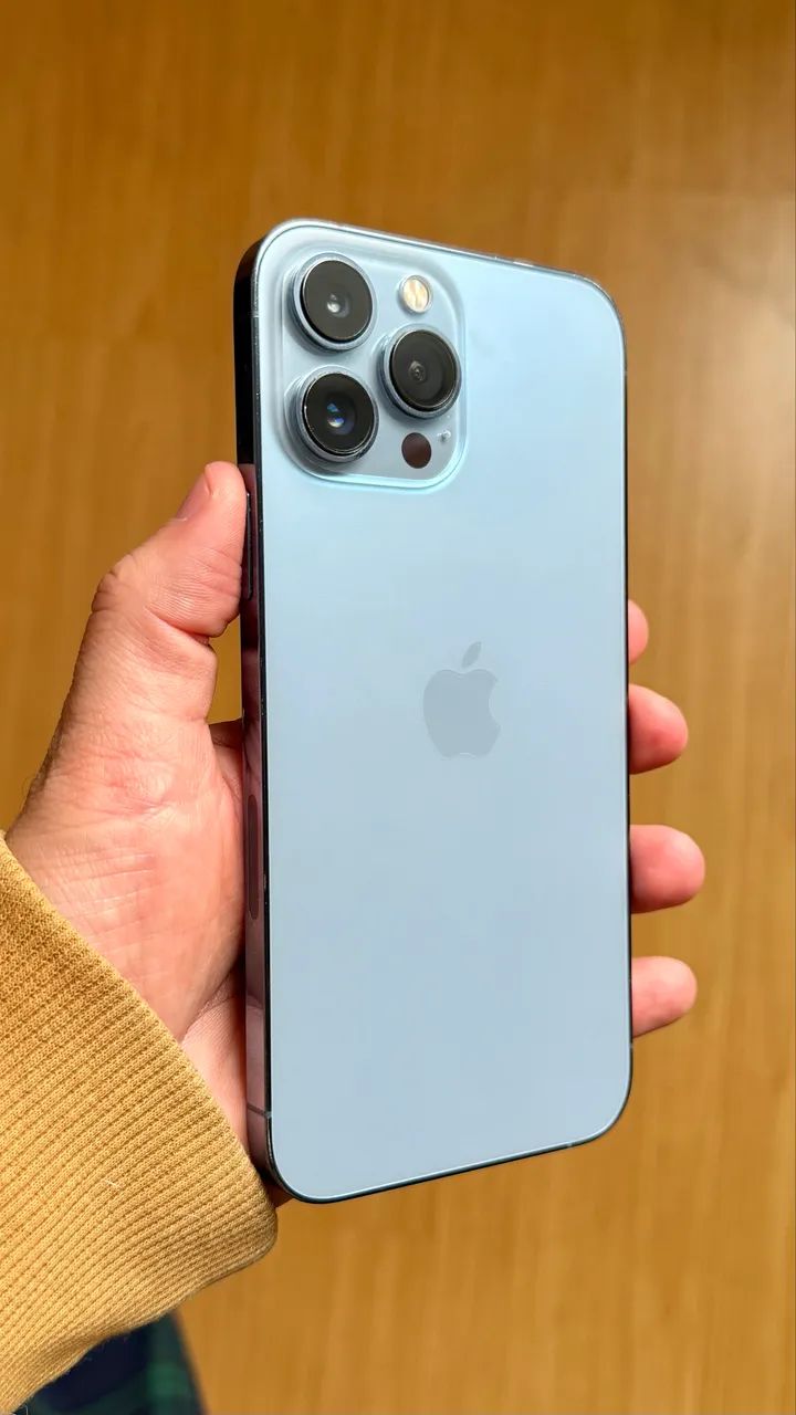 IPHONE 13 Pro Max Azul saúde bateria 84%