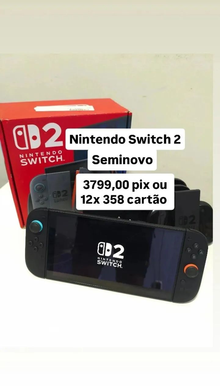 Switch 2 seminovo 