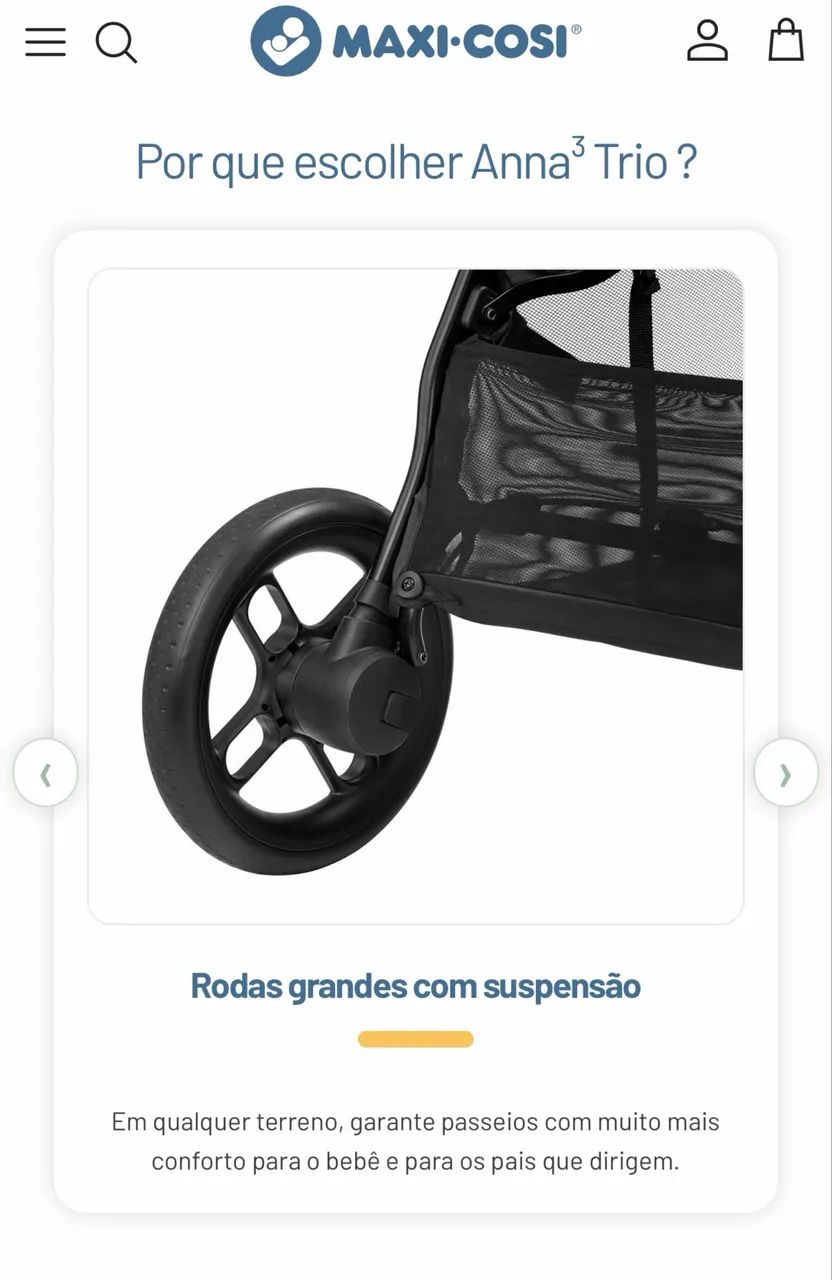 Carrinho Anna3 da Máxi Cozy - Foto 3