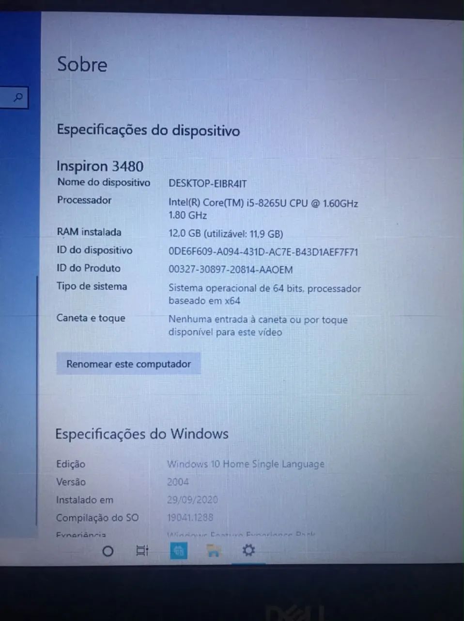 Notebook Dell Inspiron 3480 Intel i5 12gb RAM - Foto 4