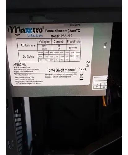FONTE DE 200w PC MAXTTO - Foto 4