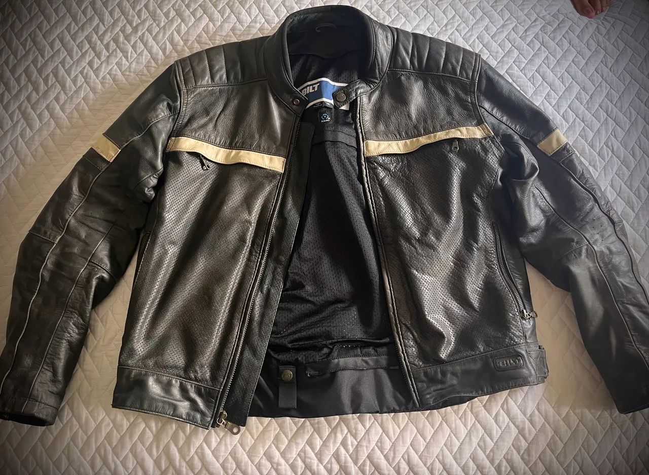 Jaqueta Couro Motociclista