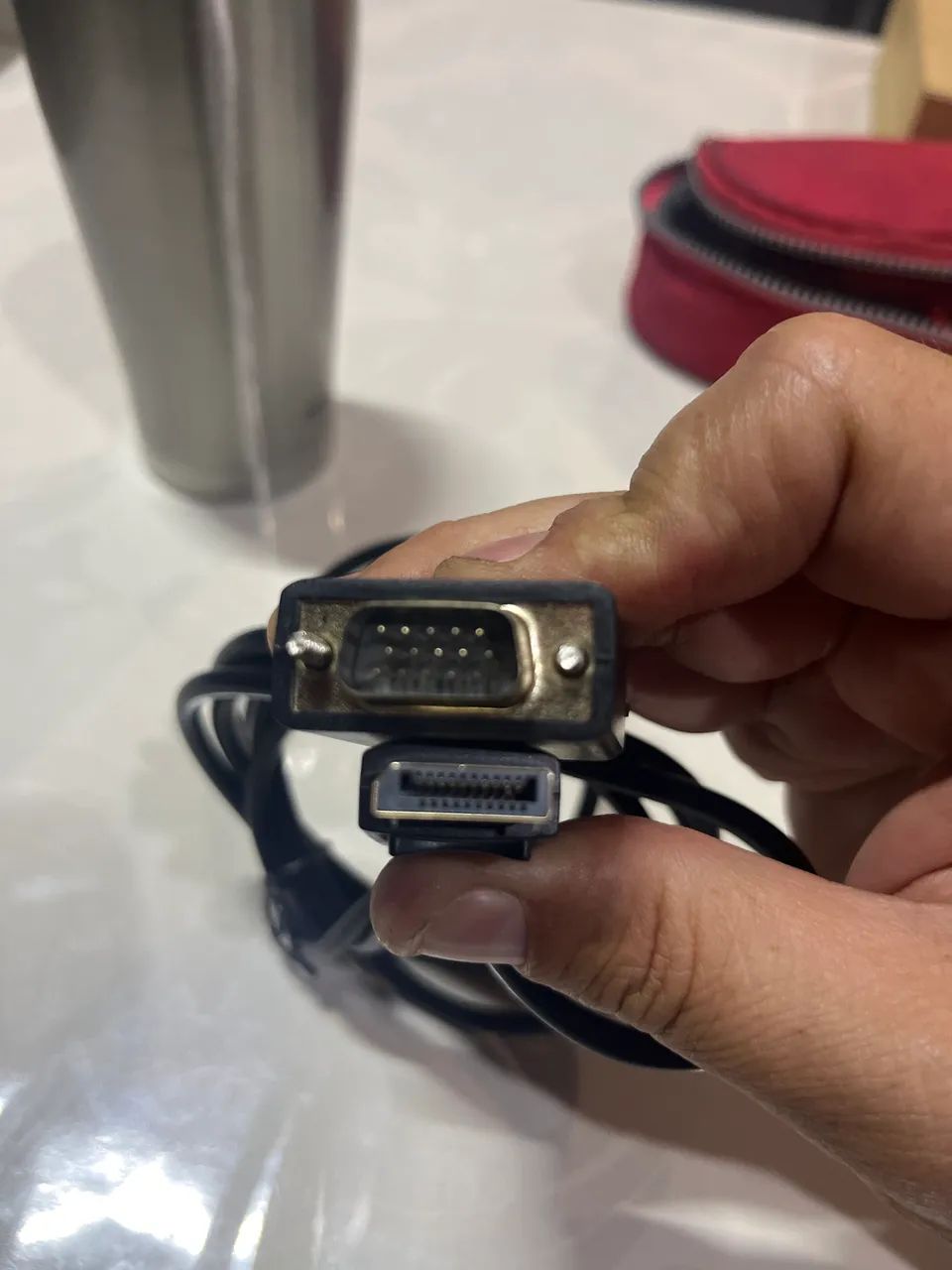 Cabo Conversor DisplayPort para VGA - Foto 3