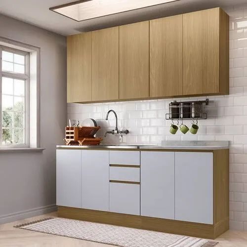 Cozinha Compacta 4 Peças Com Tampo 200cm Slim - Foto 3
