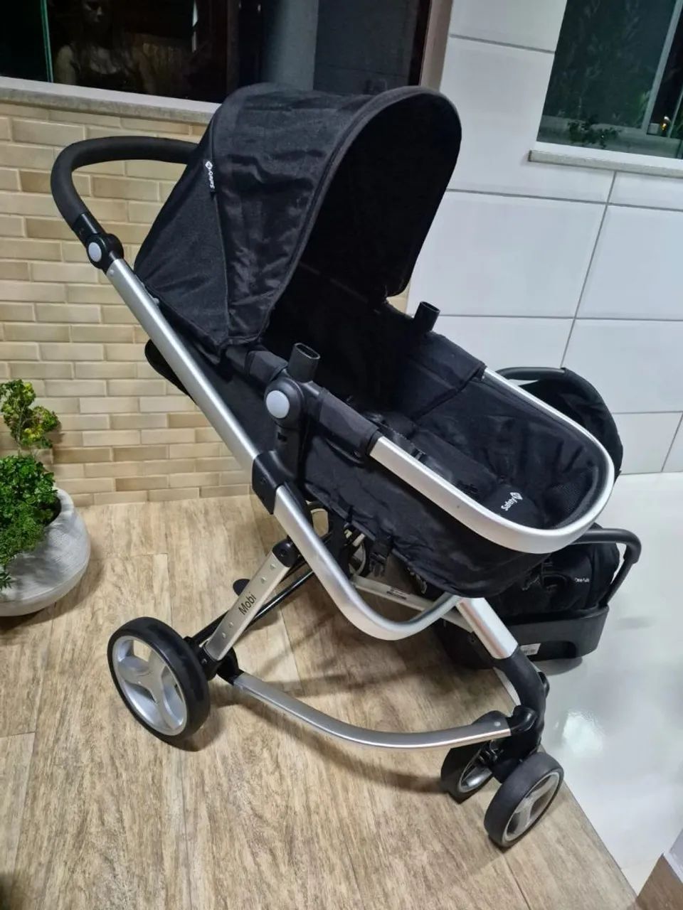 Carrinho e bebê conforto safety Mobi - Foto 2