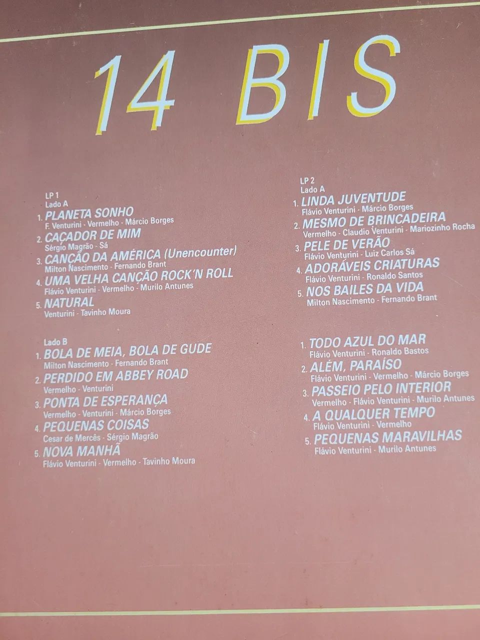 Disco de Vinil duplo " O Talento de 14 Bis"  - Foto 5