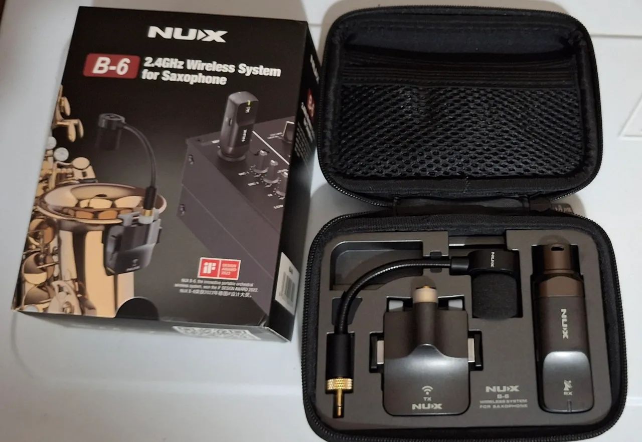 Microfone sem Fio NUX B6 PARA Saxofone