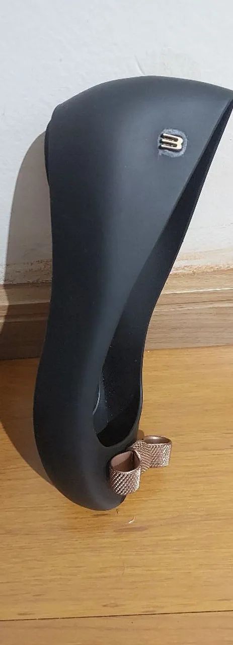 melissa ultragirl bow chrome preta - Foto 5