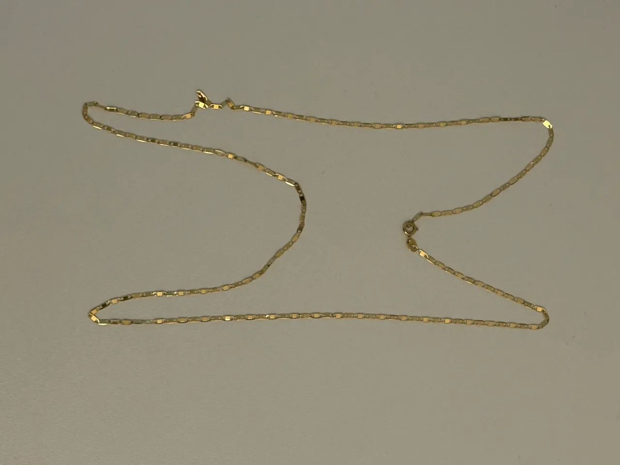 Cordão ouro 18k - 2,6g - tipo piastrine