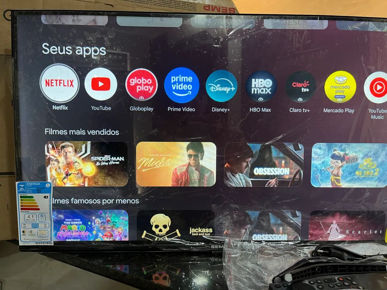 Smart tv 32 polegadas nova na caixa 