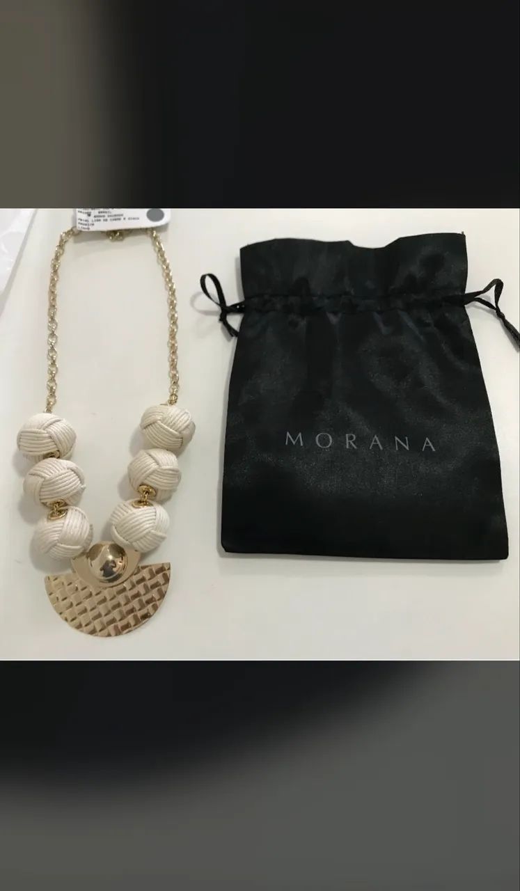Novo - colar morana nunca usado dourado - Foto 5